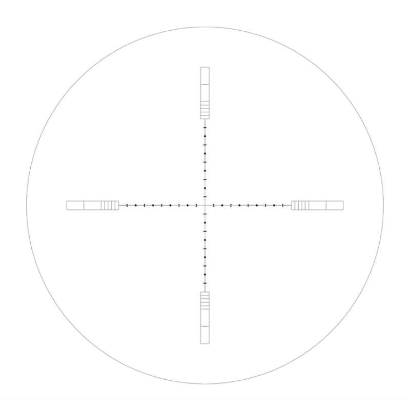 Reticule 20x mildot valiant