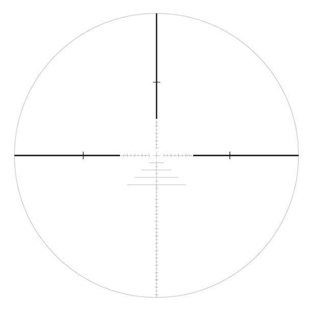 Reticule fbr mrad